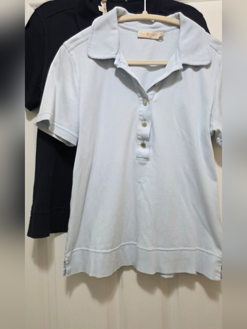 Tory Burch Light Blue Polo Shirt